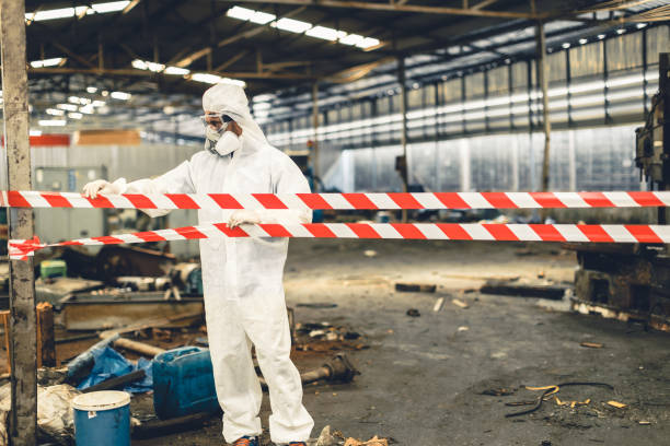 Professional Drug Lab Cleanup technician working in Sandwich, IL